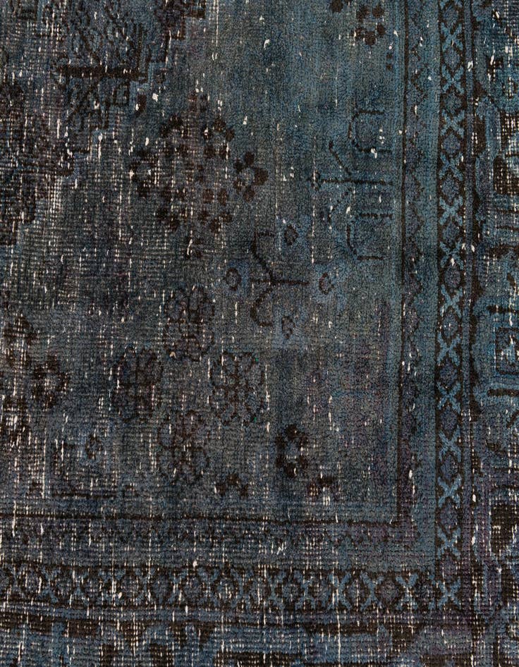 Detail image of  7' 5 x 10' 8  Hand Knotted Ultra Vintage Persian Wool Rug