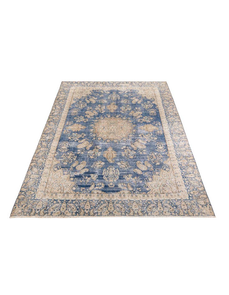 Detail image of  8' 1 x 11'  Hand Knotted Ultra Vintage Persian Wool Rug