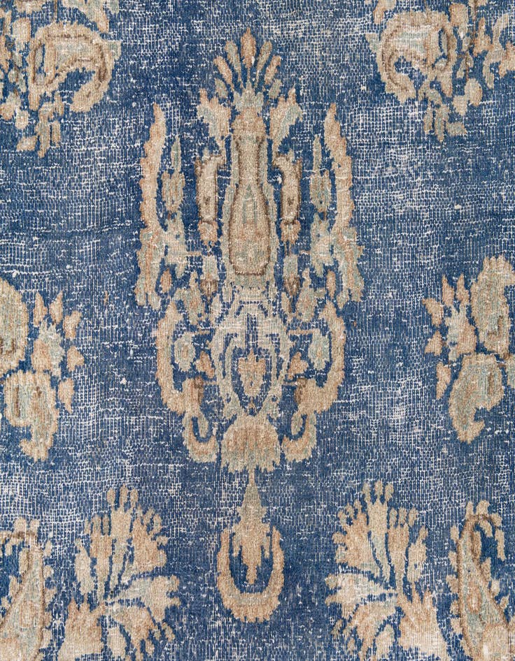 Detail image of  8' 1 x 11'  Hand Knotted Ultra Vintage Persian Wool Rug