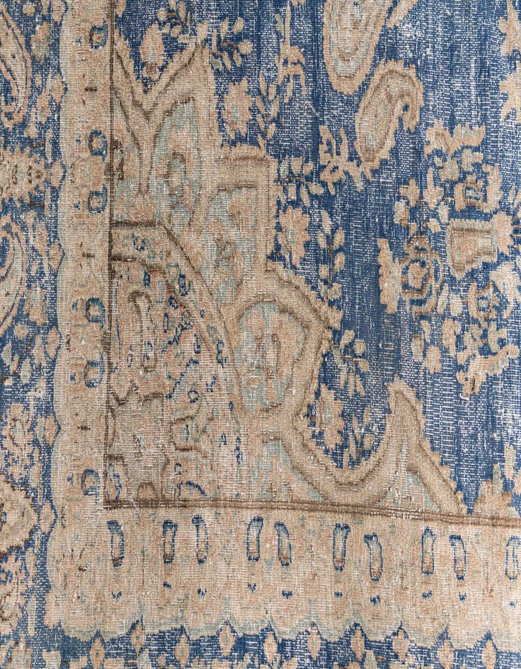 Detail image of  8' 1 x 11'  Hand Knotted Ultra Vintage Persian Wool Rug