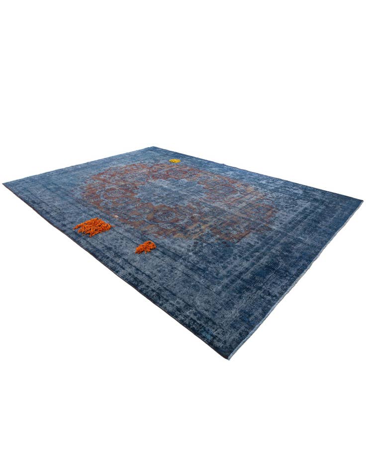 Detail image of  9' 9 x 13' 1  Hand Knotted Ultra Vintage Persian Wool Rug