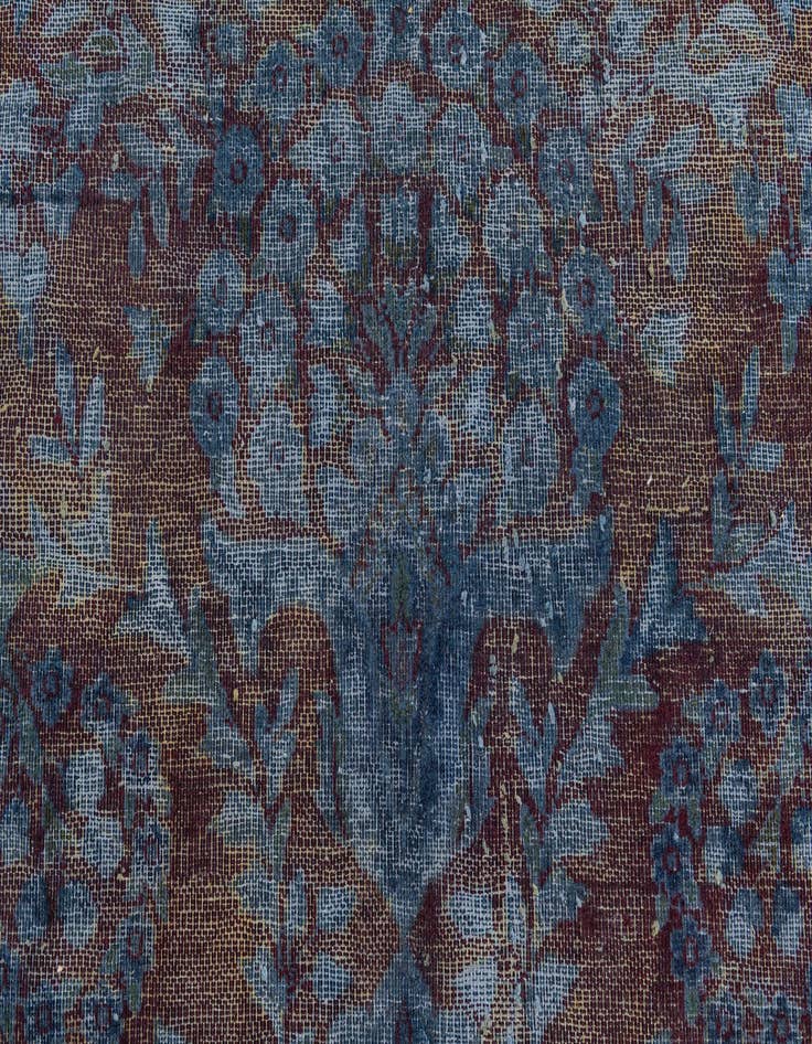 Detail image of  9' 9 x 13' 1  Hand Knotted Ultra Vintage Persian Wool Rug