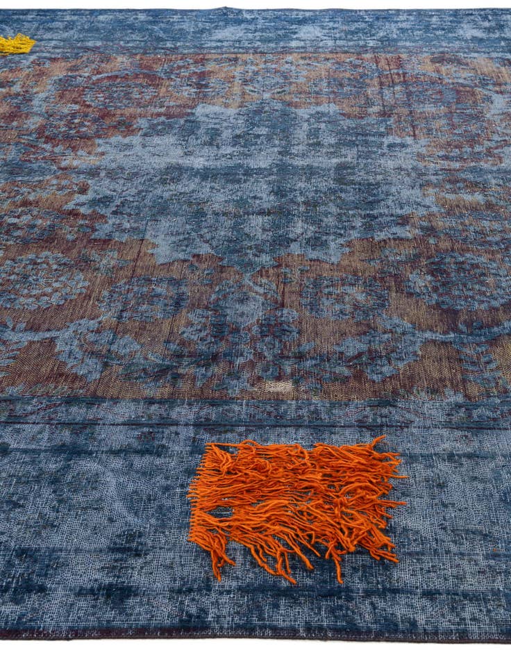 Detail image of  9' 9 x 13' 1  Hand Knotted Ultra Vintage Persian Wool Rug