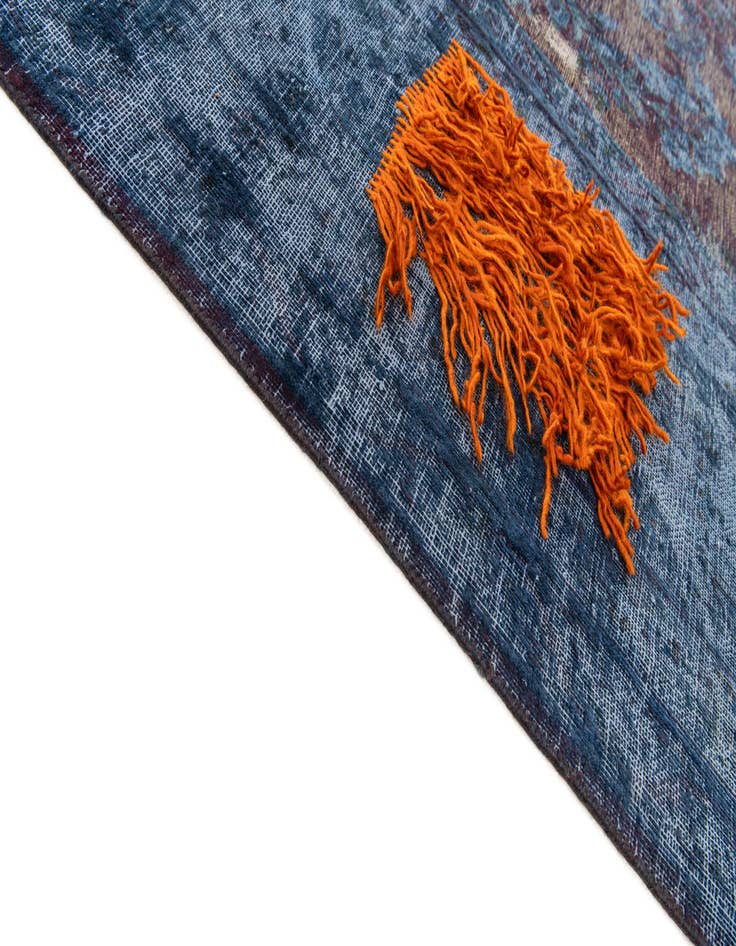 Detail image of  9' 9 x 13' 1  Hand Knotted Ultra Vintage Persian Wool Rug