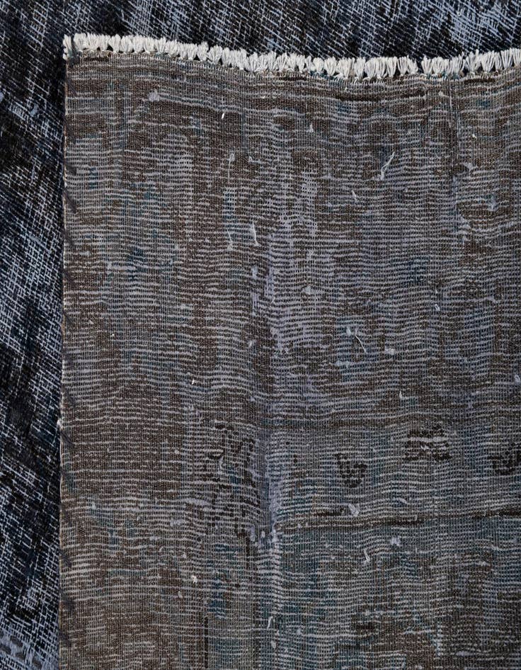 Detail image of  5' 6 x 9'  Hand Knotted Ultra Vintage Persian Wool Rug