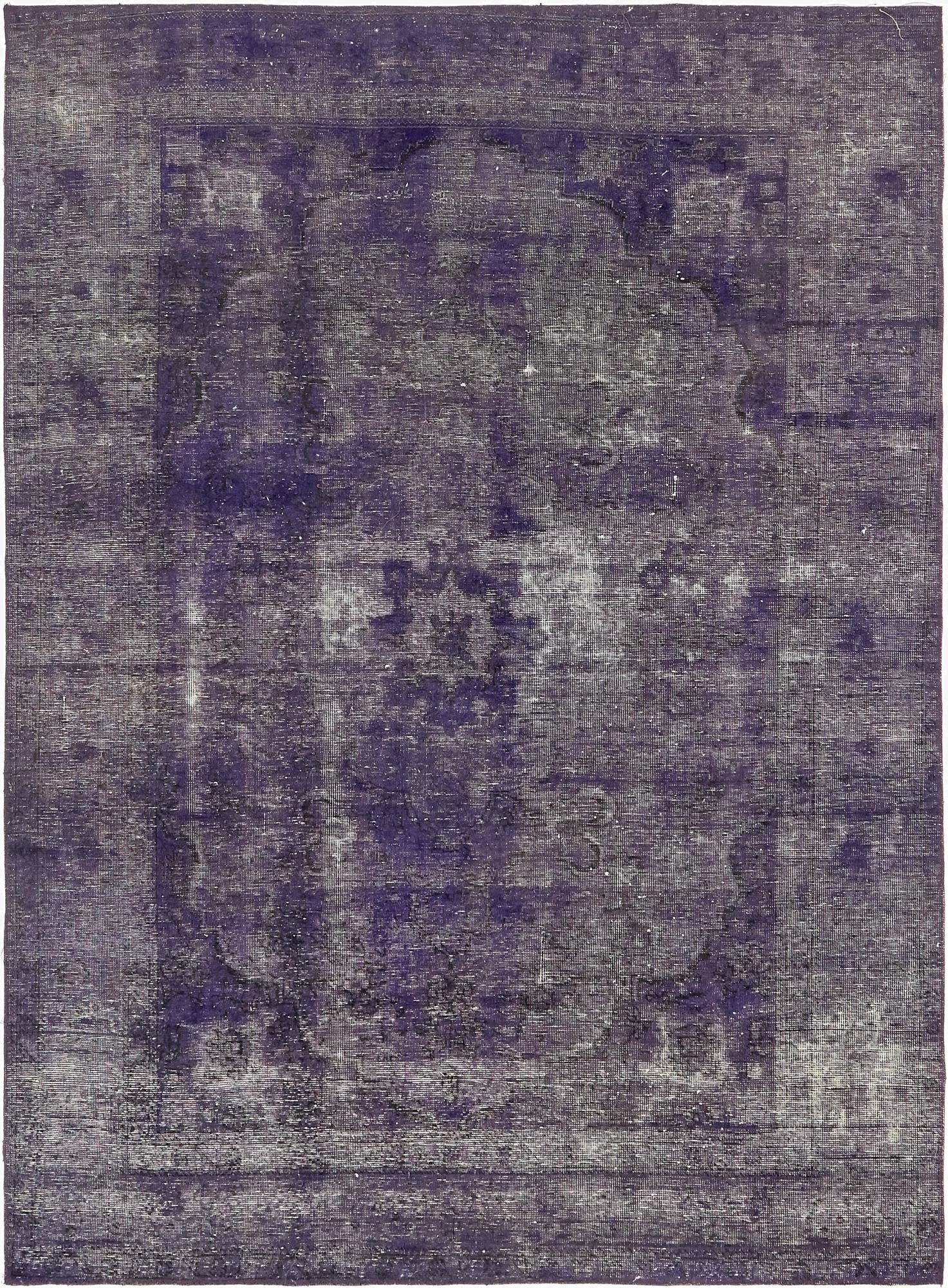  6' 8 x 9'  Hand Knotted Ultra Vintage Persian Wool Rug