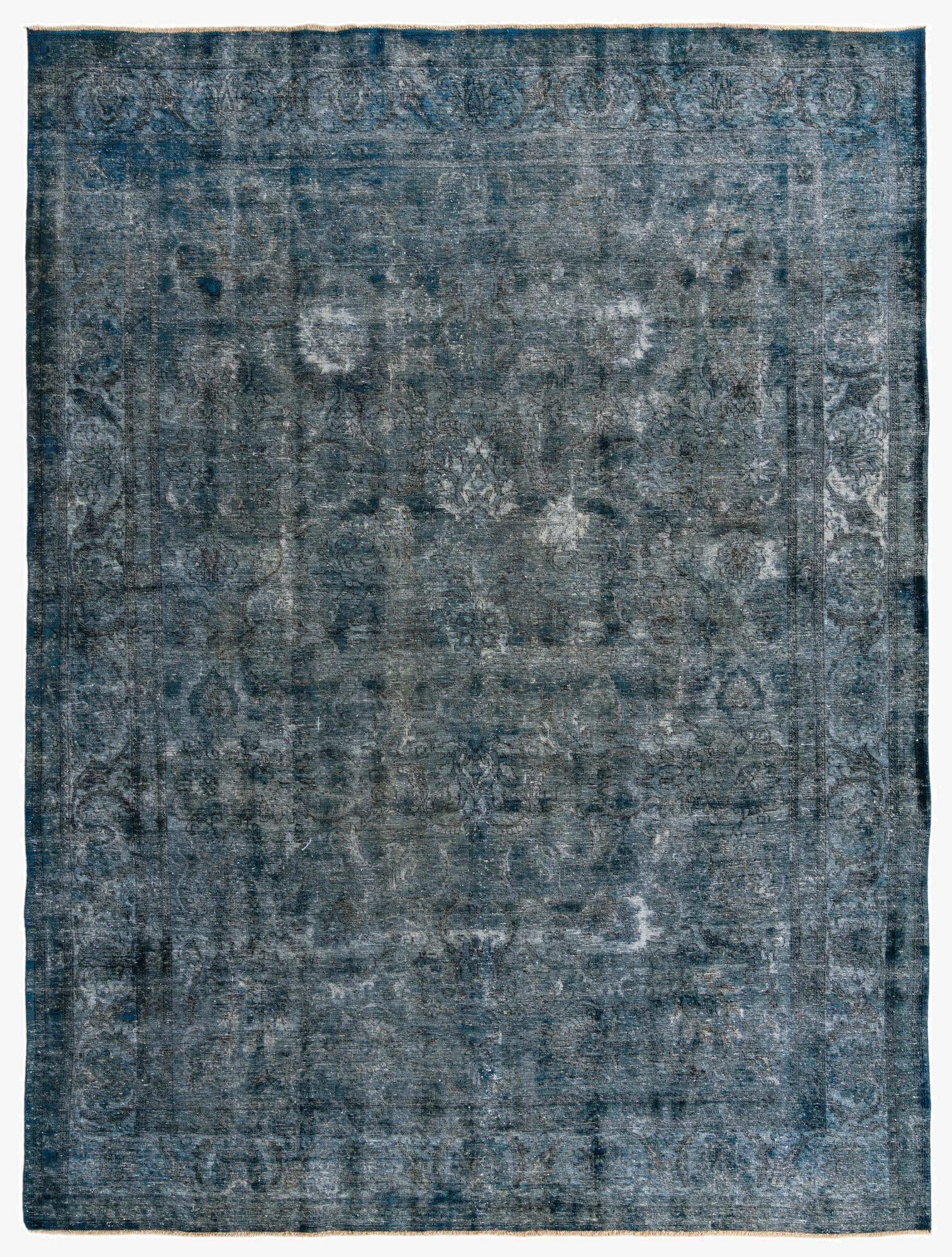  9' 9 x 13'  Hand Knotted Ultra Vintage Persian Wool Rug