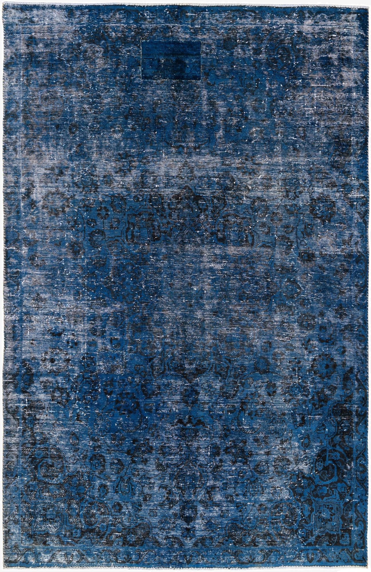  6' 4 x 9' 10  Hand Knotted Ultra Vintage Persian Wool Rug