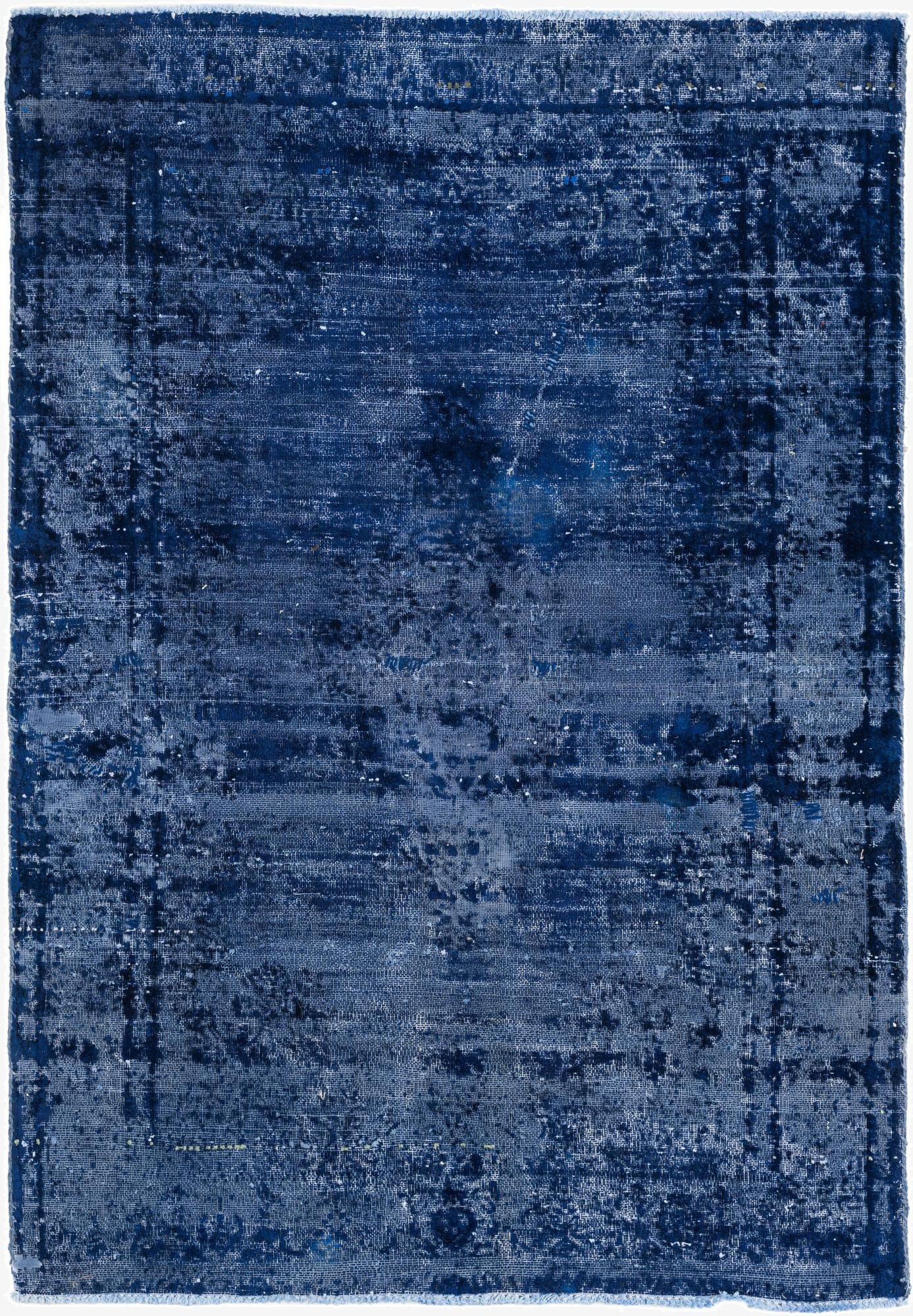  3' 10 x 5' 7  Hand Knotted Ultra Vintage Persian Wool Rug