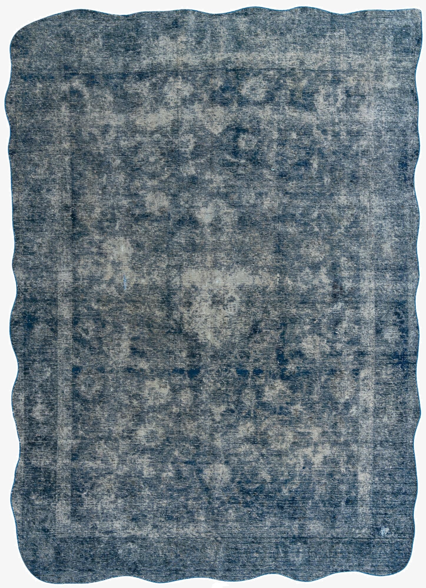  7' 10 x 10' 11  Hand Knotted Ultra Vintage Persian Wool Rug