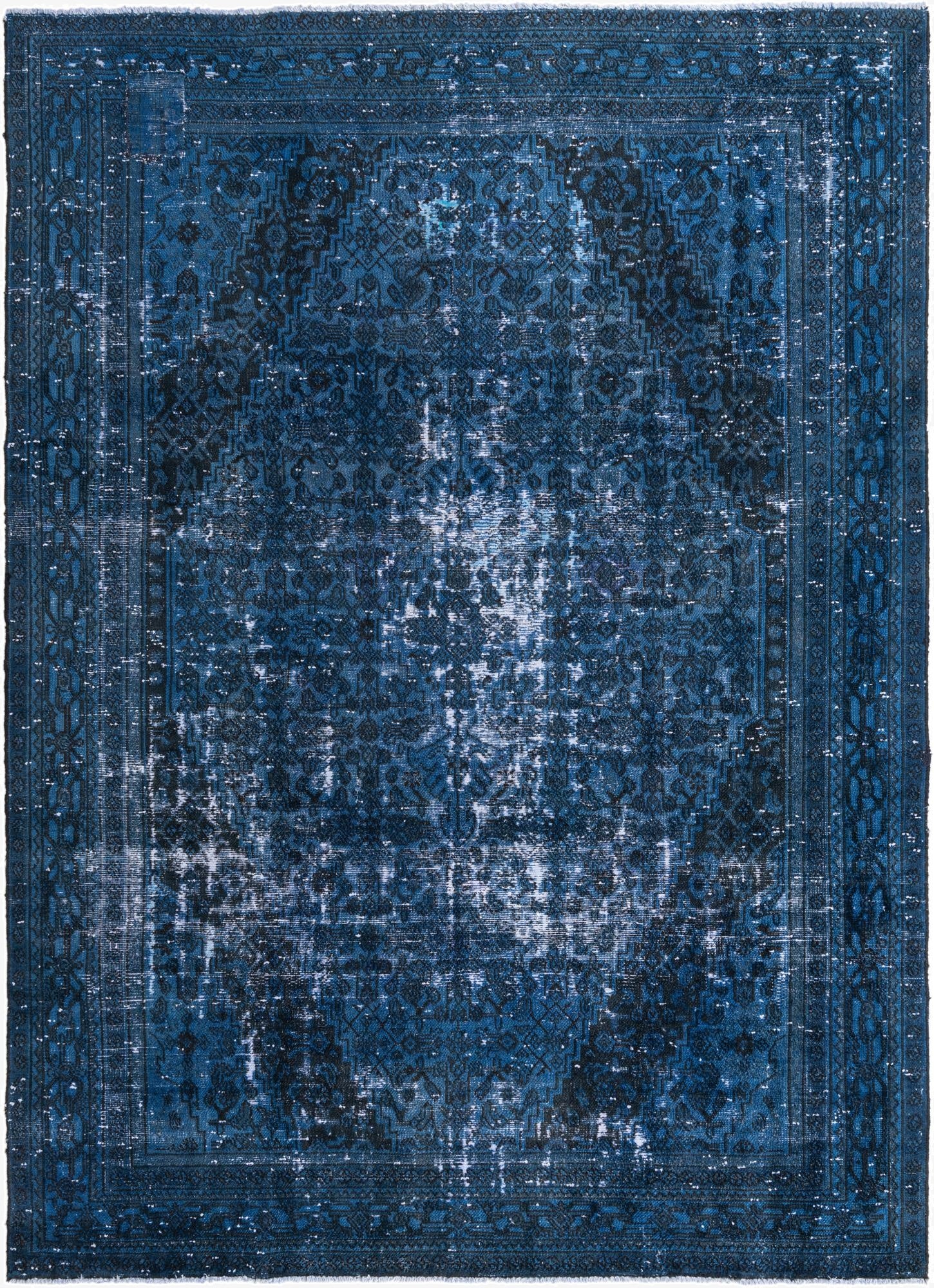  8' x 11' 1  Hand Knotted Ultra Vintage Persian Wool Rug