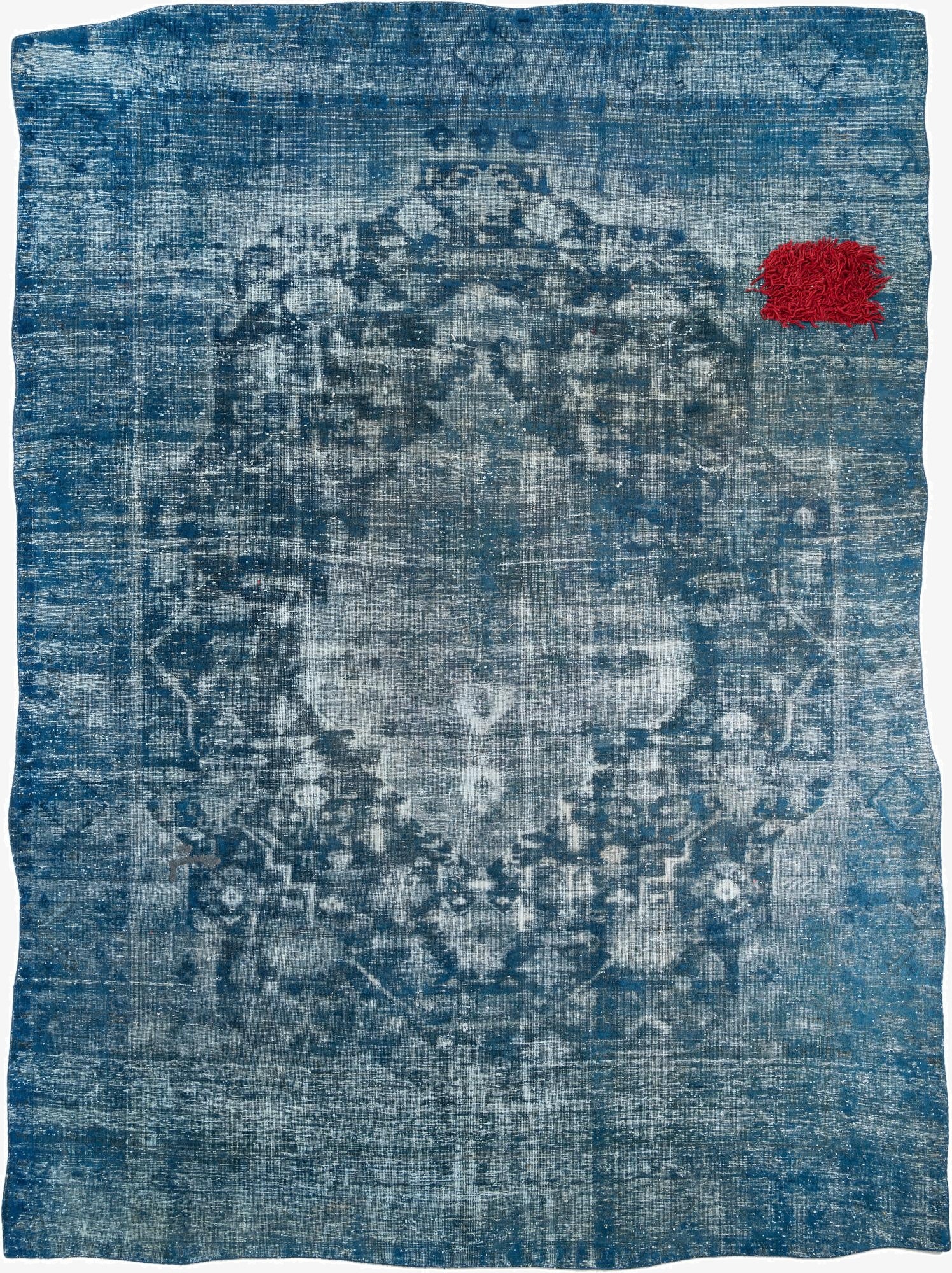  9' 2 x 11' 10  Hand Knotted Ultra Vintage Persian Wool Rug