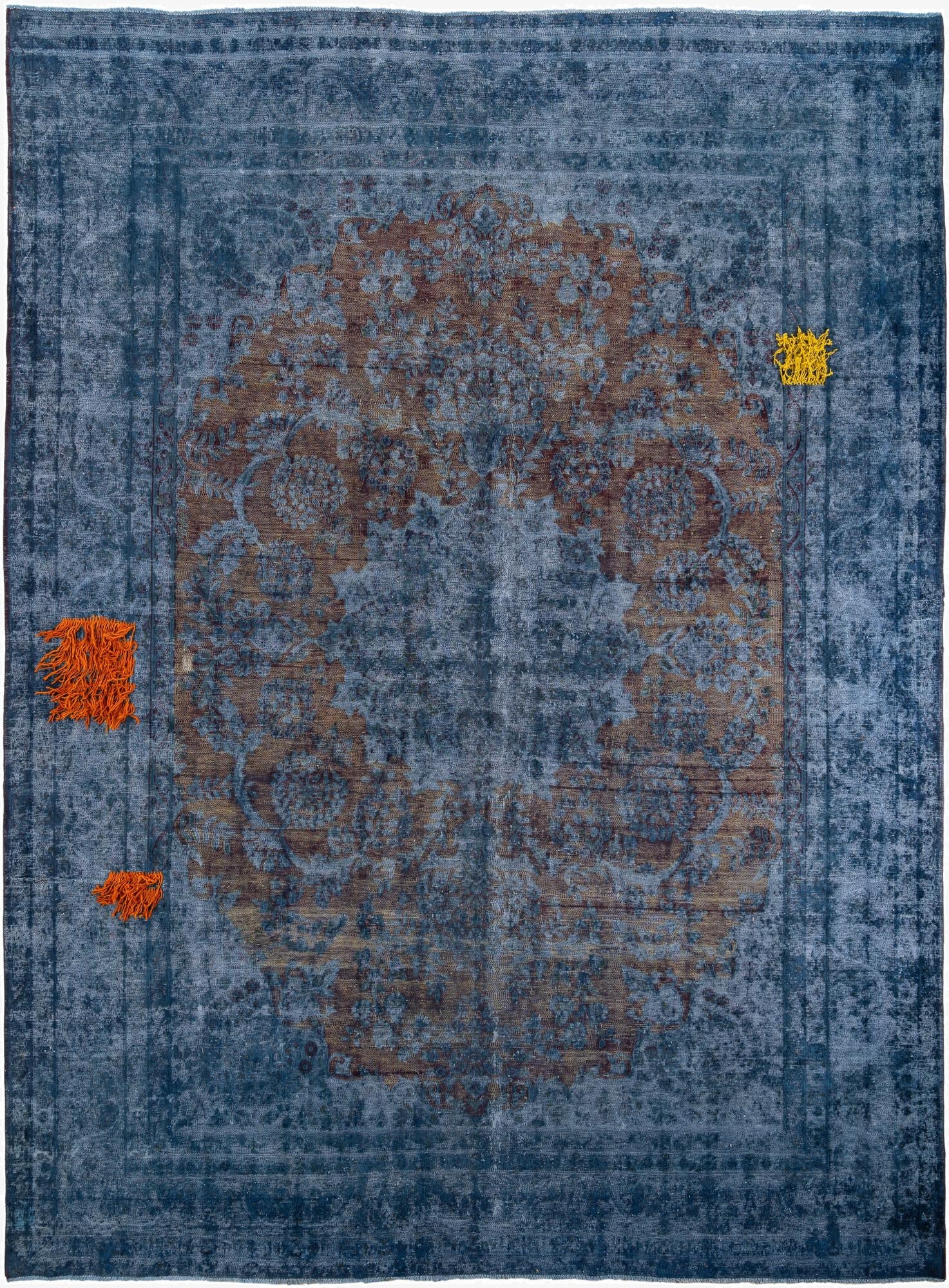  9' 9 x 13' 1  Hand Knotted Ultra Vintage Persian Wool Rug