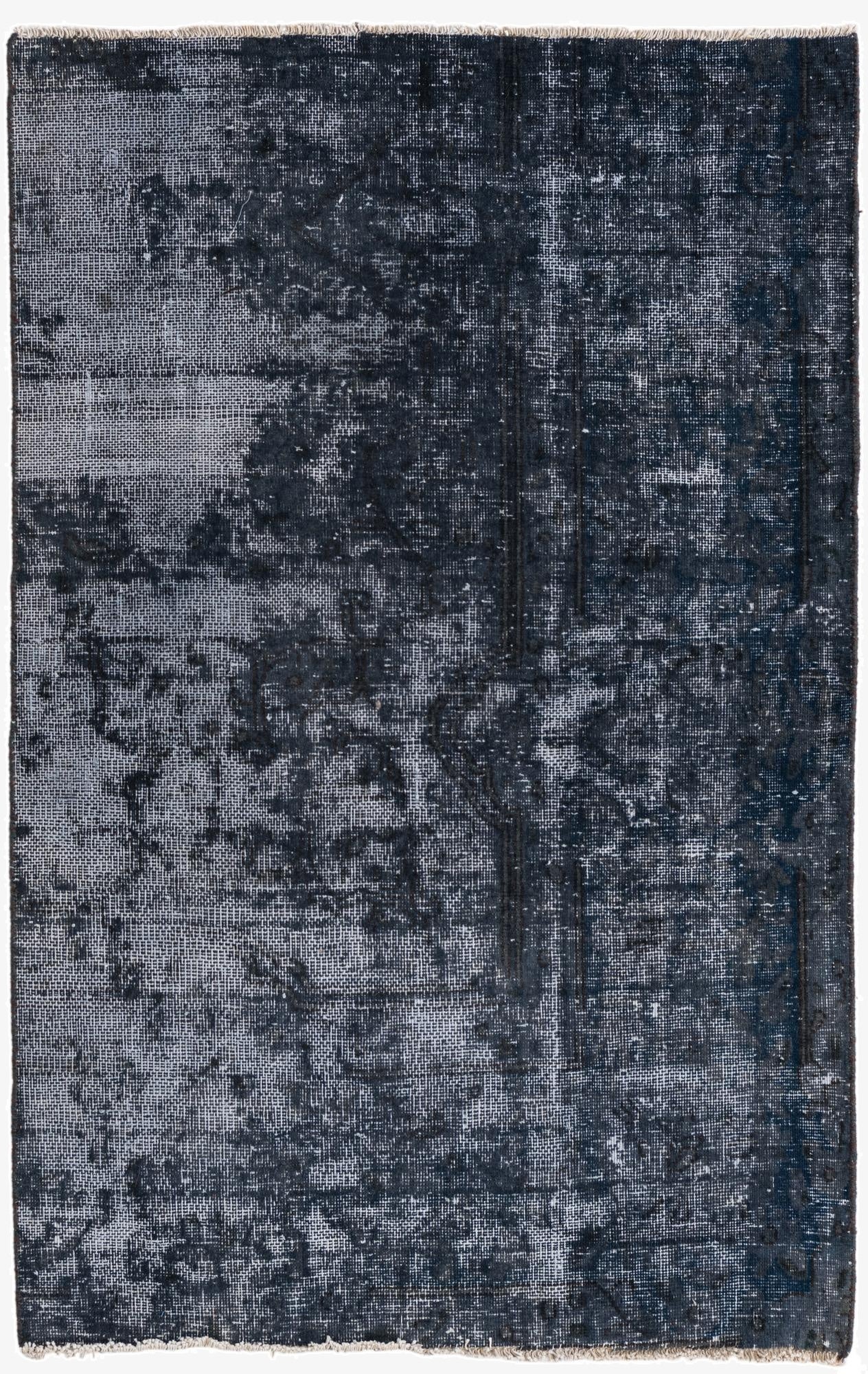  3' 3 x 5'  Hand Knotted Ultra Vintage Persian Wool Rug