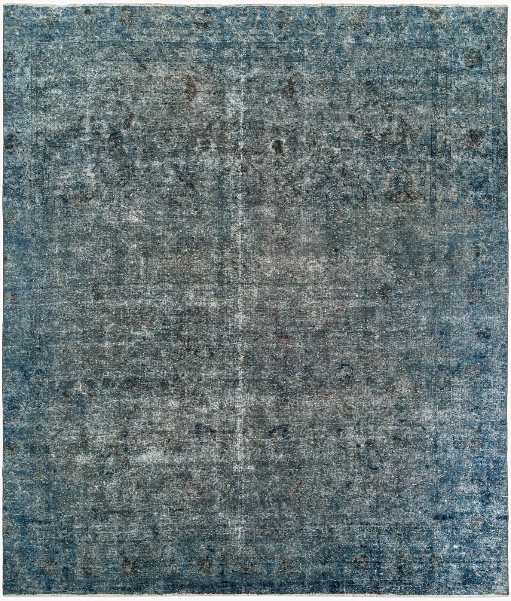  10' 4 x 12' 1  Hand Knotted Ultra Vintage Persian Wool Rug