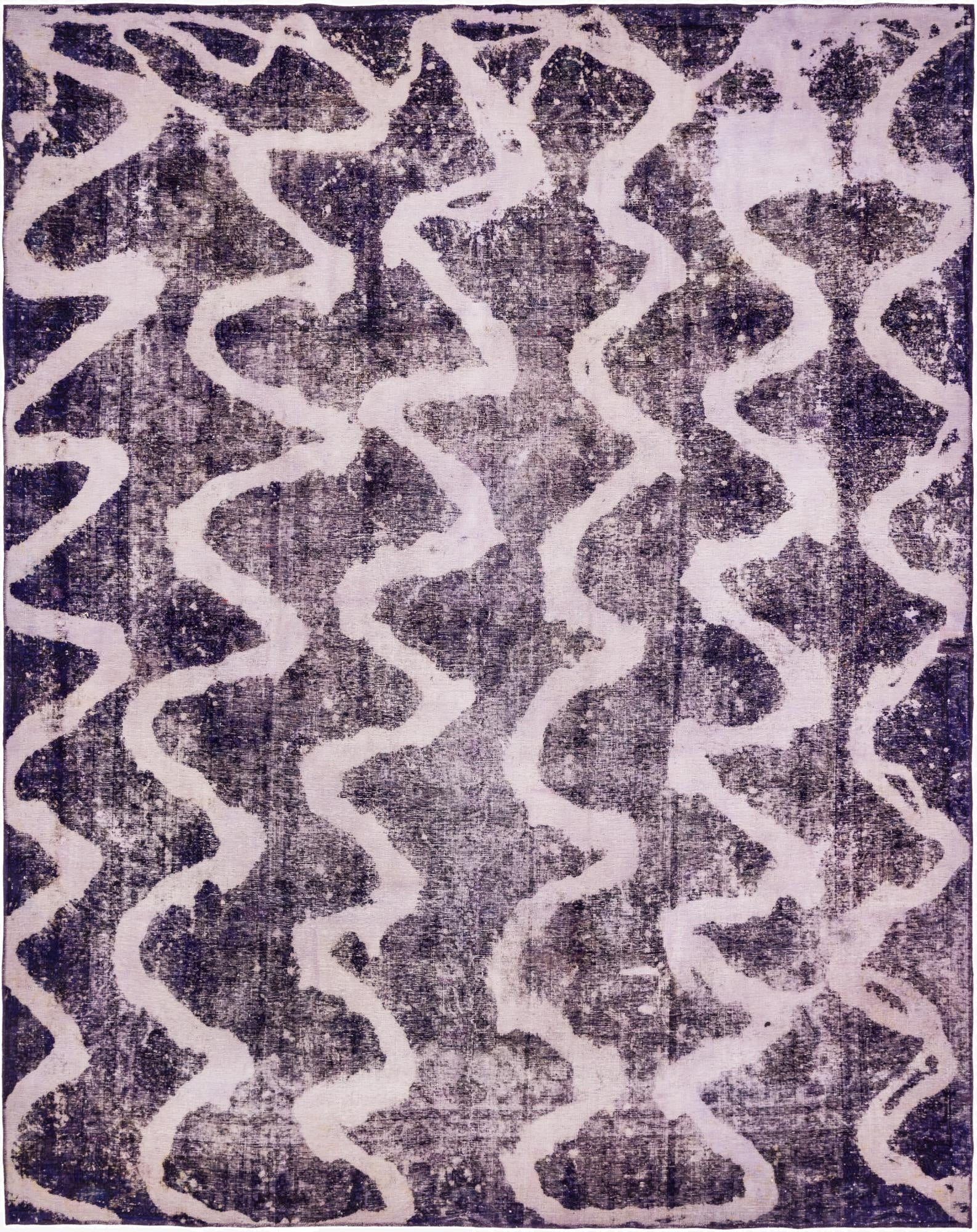  9' 10 x 12' 6  Hand Knotted Ultra Vintage Persian Wool Rug