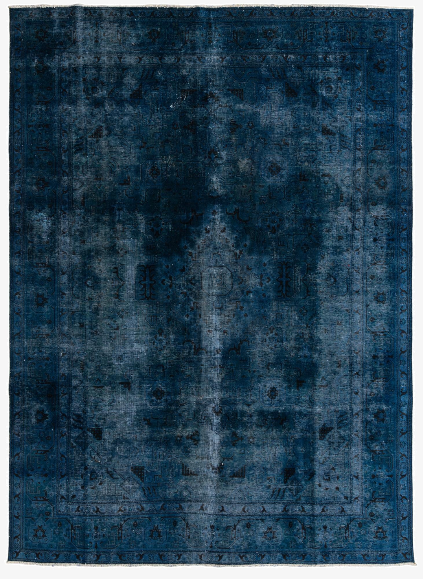  9' 3 x 12' 10  Hand Knotted Ultra Vintage Persian Wool Rug