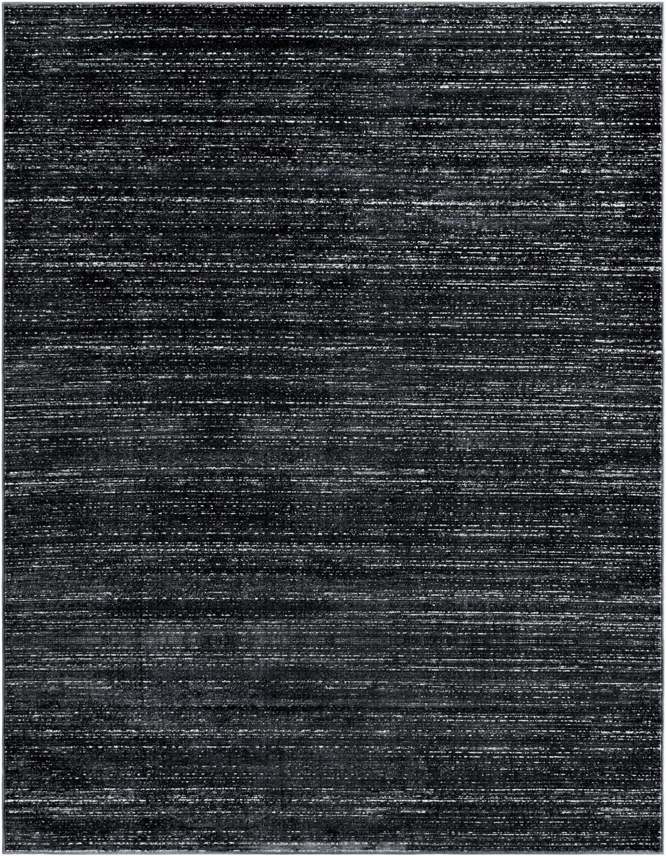 A 6x9 rectangular navy blue area rug with a modern textured, solid pattern, ideal for an office or living room.