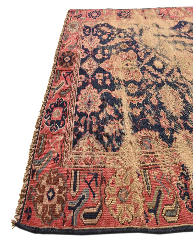 Detail image of  4' 1 x 6' 10  Hand Knotted Varamin Persian Wool Rug