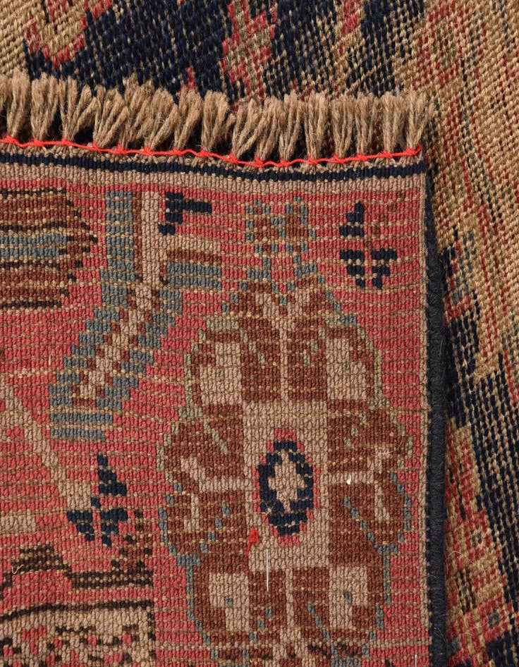 Detail image of  4' 1 x 6' 10  Hand Knotted Varamin Persian Wool Rug