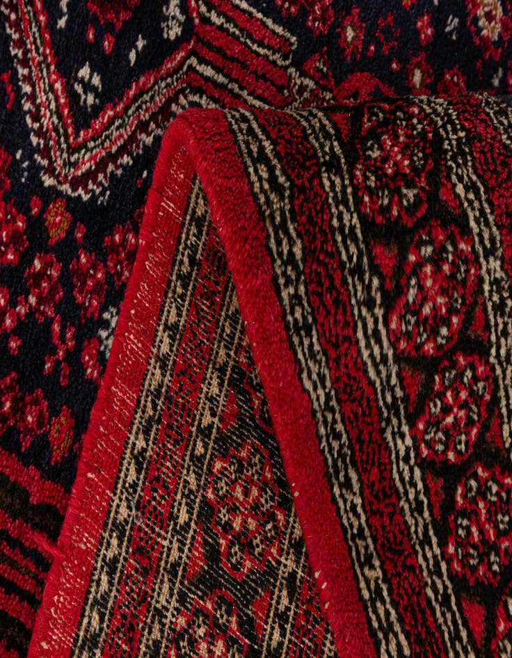 Detail image of  6' 4 x 10' 1  Hand Knotted Yalameh Wool Rug