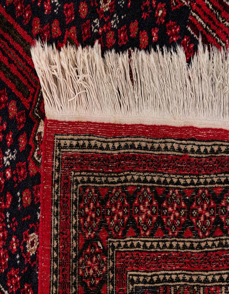 Detail image of  6' 4 x 10' 1  Hand Knotted Yalameh Wool Rug