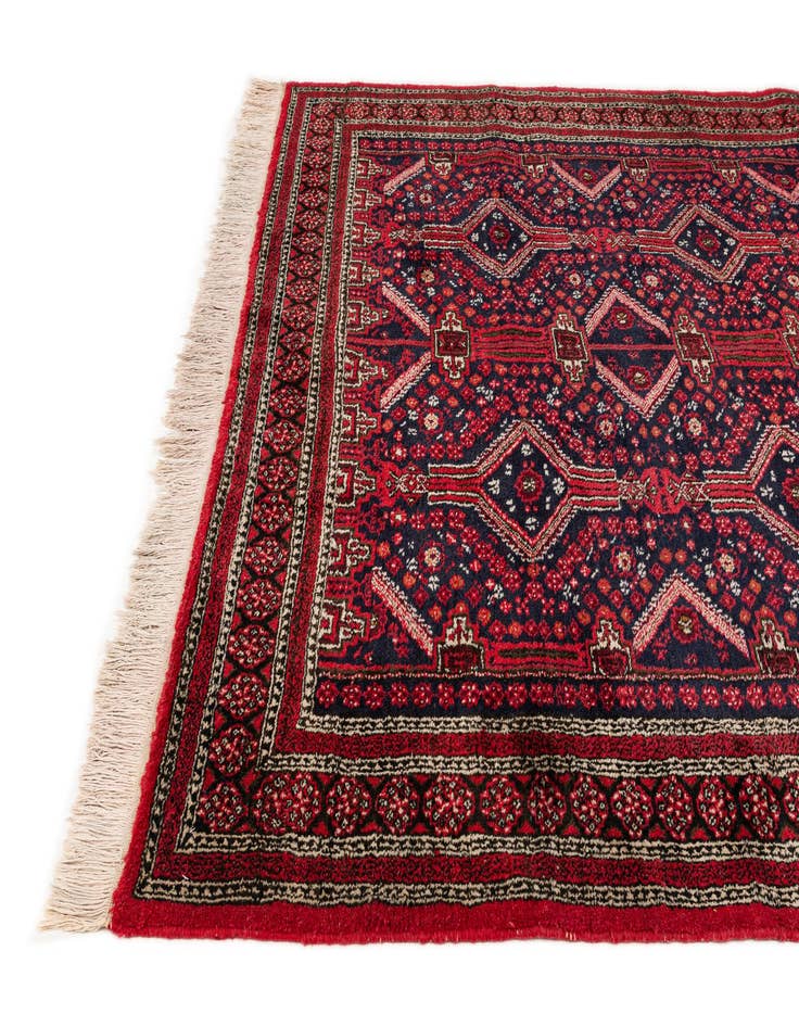 Detail image of  6' 4 x 10' 1  Hand Knotted Yalameh Wool Rug