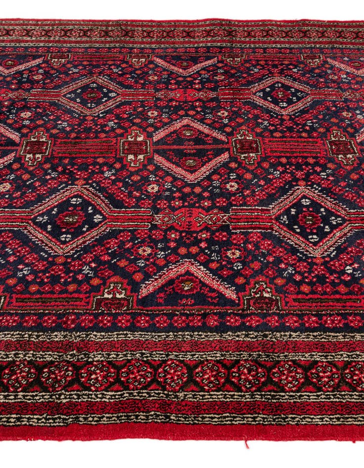 Detail image of  6' 4 x 10' 1  Hand Knotted Yalameh Wool Rug