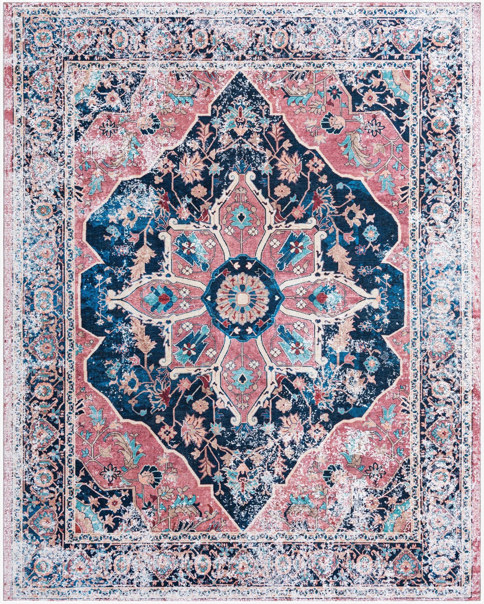 Primary image  7' 10 x 10'  Washable Yara Rug