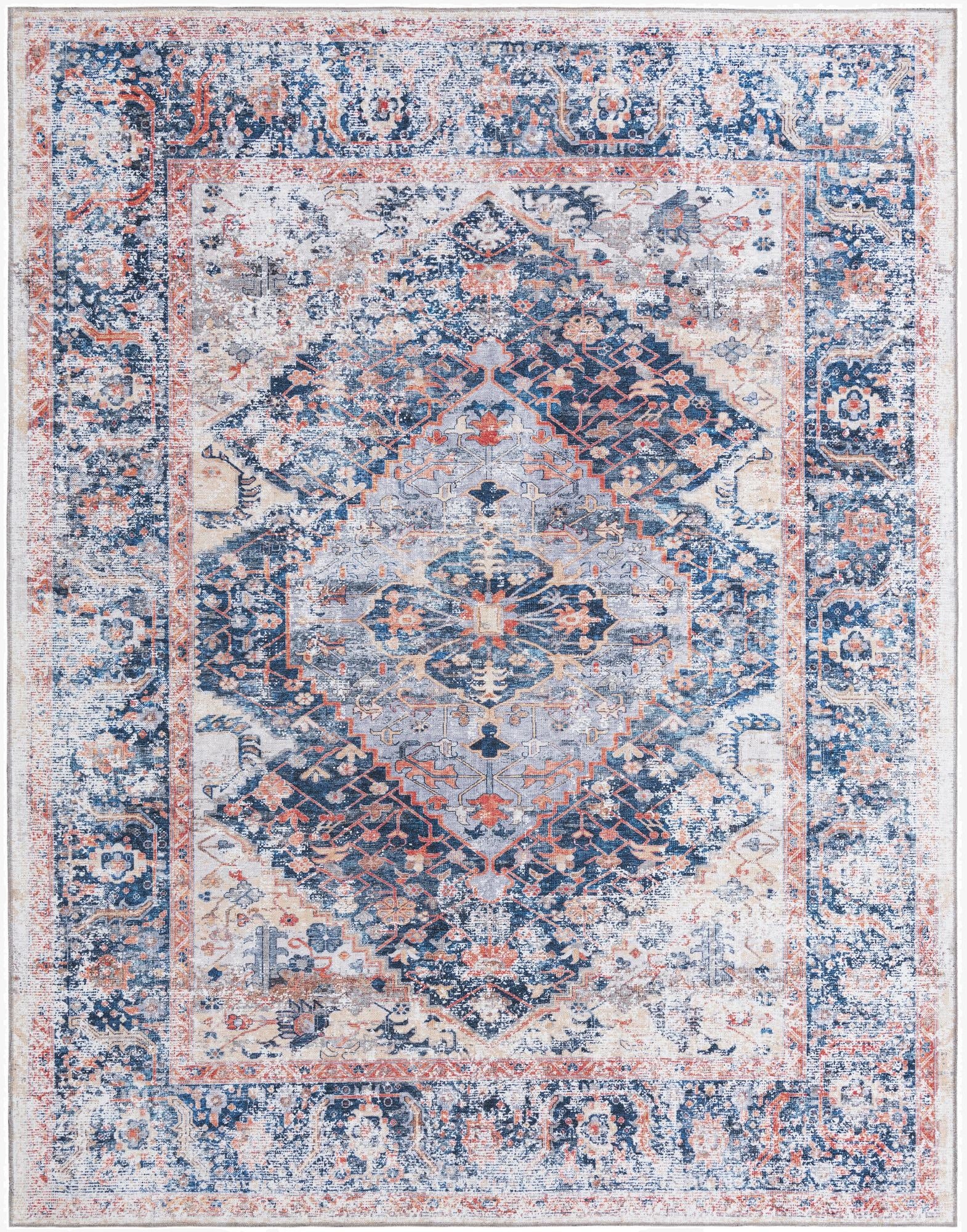 Primary image  7' 10 x 10'  Washable Yara Rug