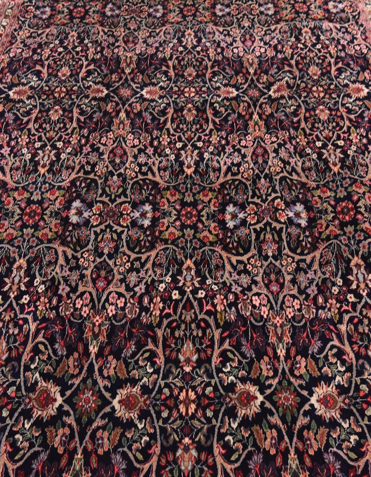 Detail image of 10' x 12' 7 Hand Knotted Yazd Persian Wool Rug