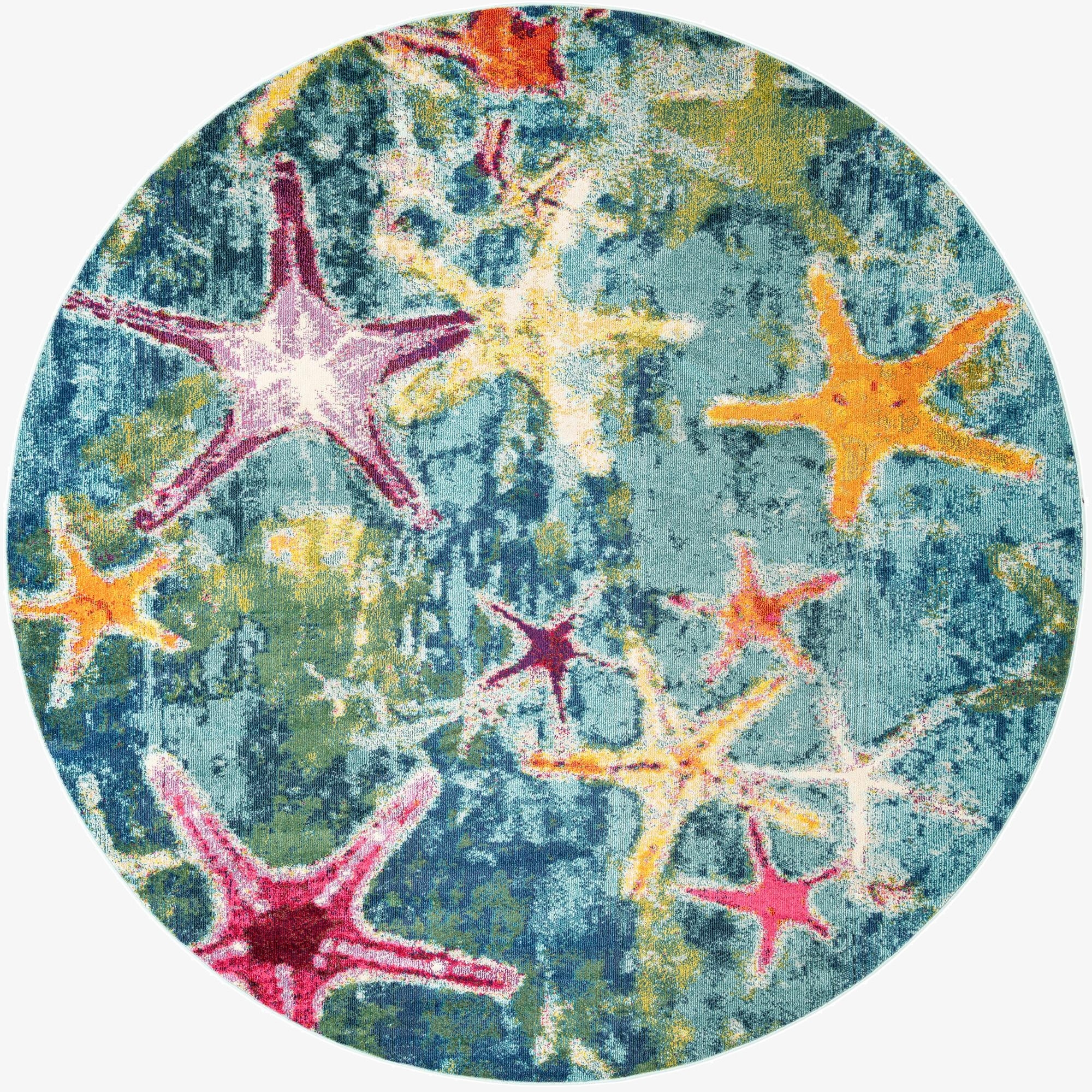  10' x 10'  Washable Amalfi Round Rug