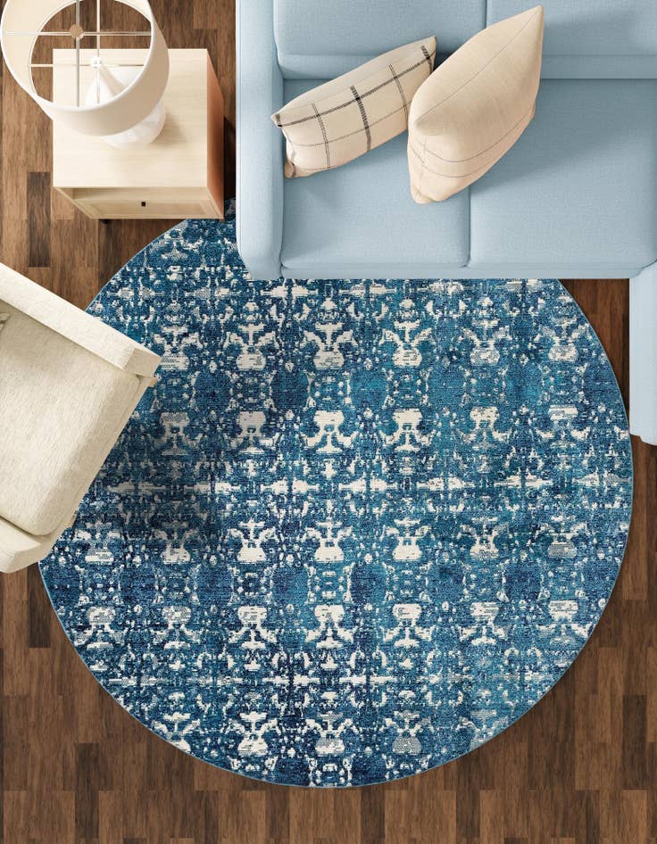 Detail image of  4' x 4' Amulet Round Rug