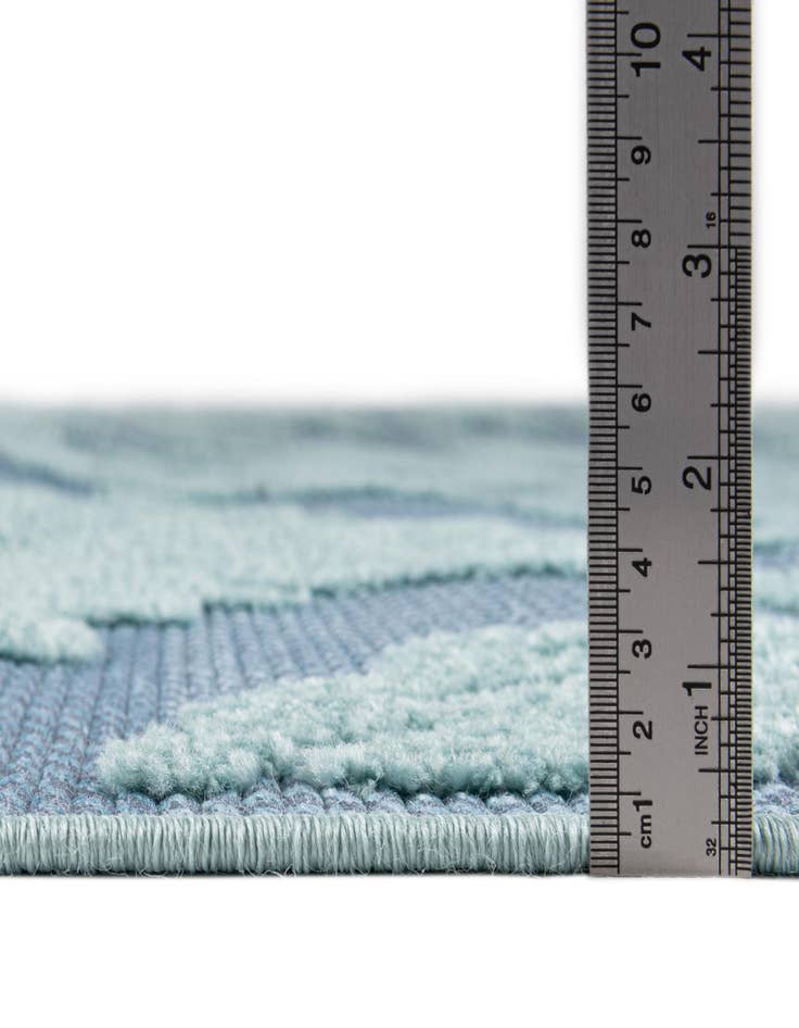 Detail image of  5' 3 x 5' 3  Washable Aruba Indoor / Outdoor Round Rug