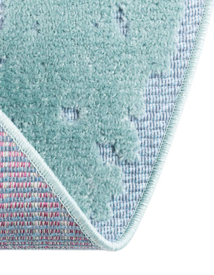 Detail image of  5' 3 x 5' 3  Washable Aruba Indoor / Outdoor Round Rug