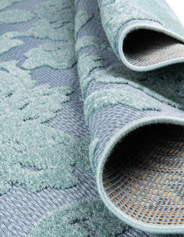 Detail image of  5' 3 x 5' 3  Washable Aruba Indoor / Outdoor Round Rug