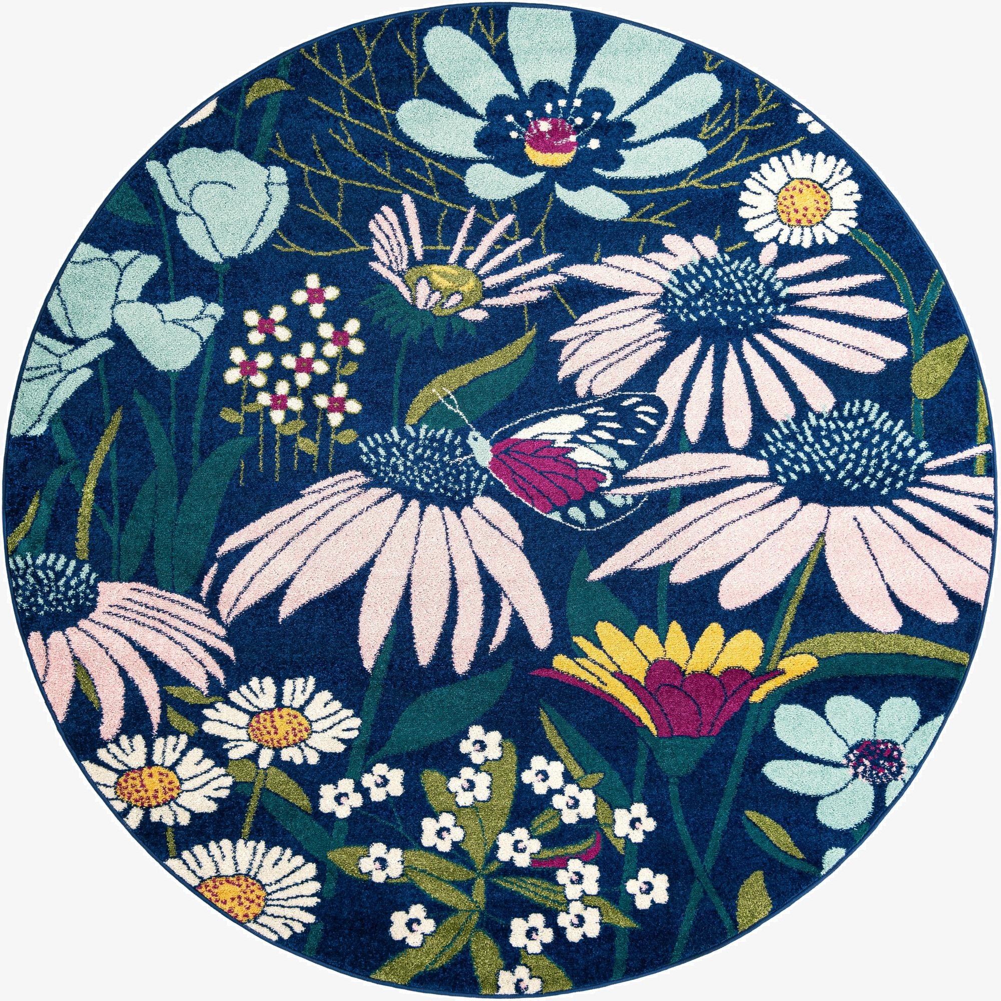  7' 10 x 7' 10 Bloom Round Rug