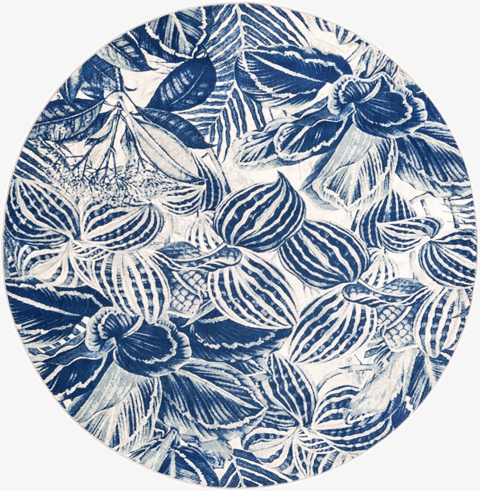  7' x 7' Blossom Round Rug