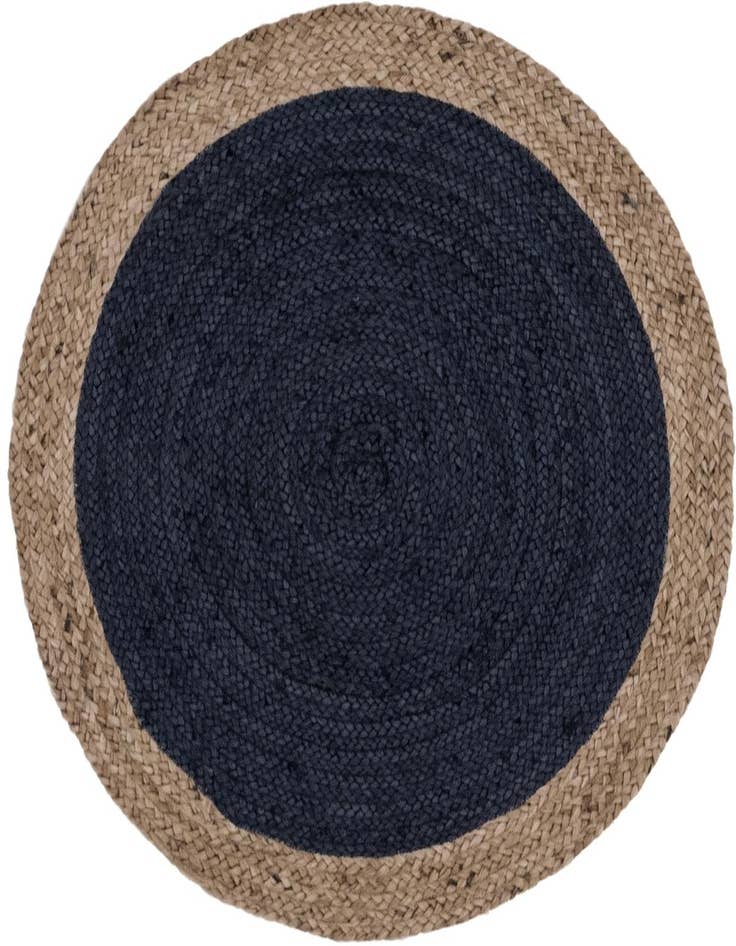 Detail image of 3' 3 x 3' 3 Handmade Braided Jute Round Rug