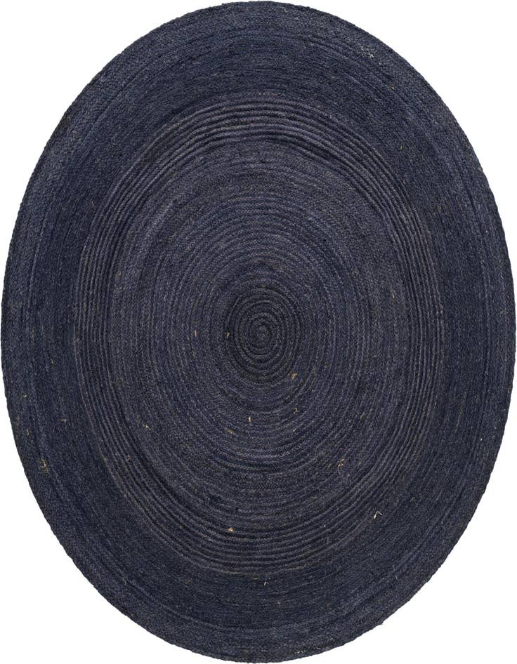 Detail image of  8' x 8'  Hand Braided Jute Round Rug