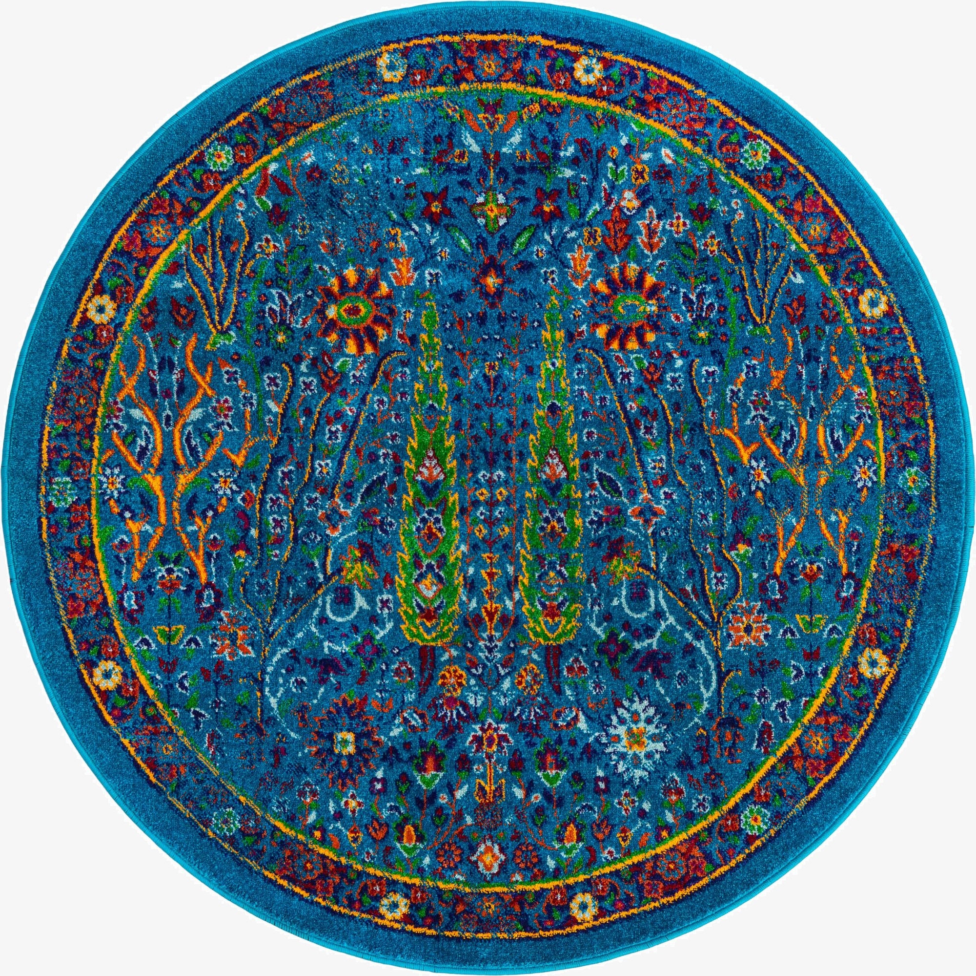  3' 3 x 3' 3 Calypso Round Rug