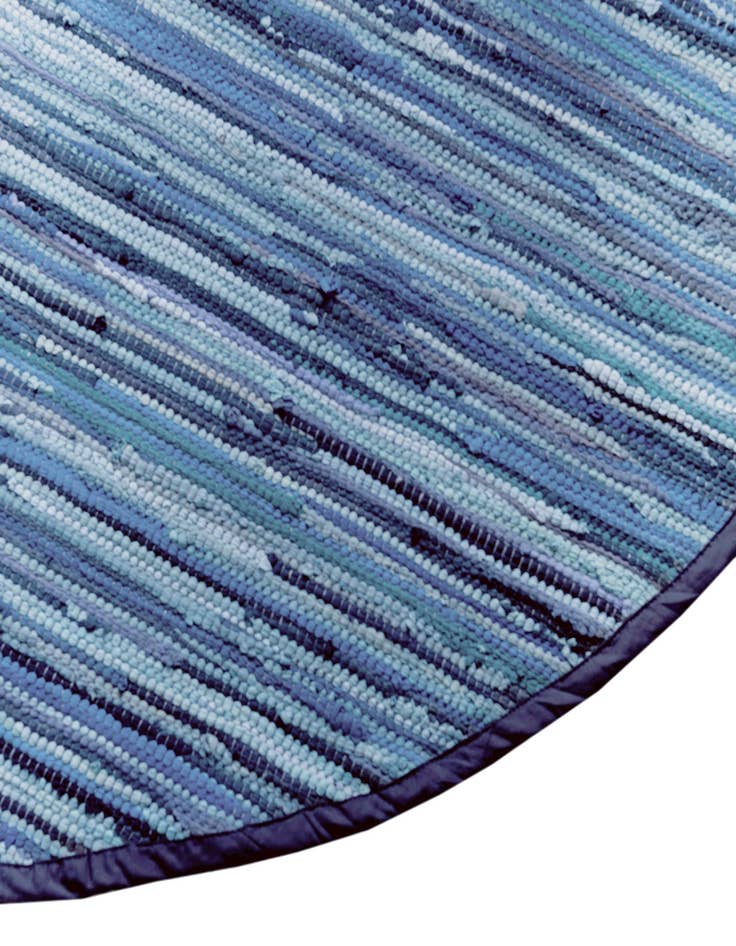 Detail image of 3' 3 x 3' 3 Chindi Cotton Round Rug