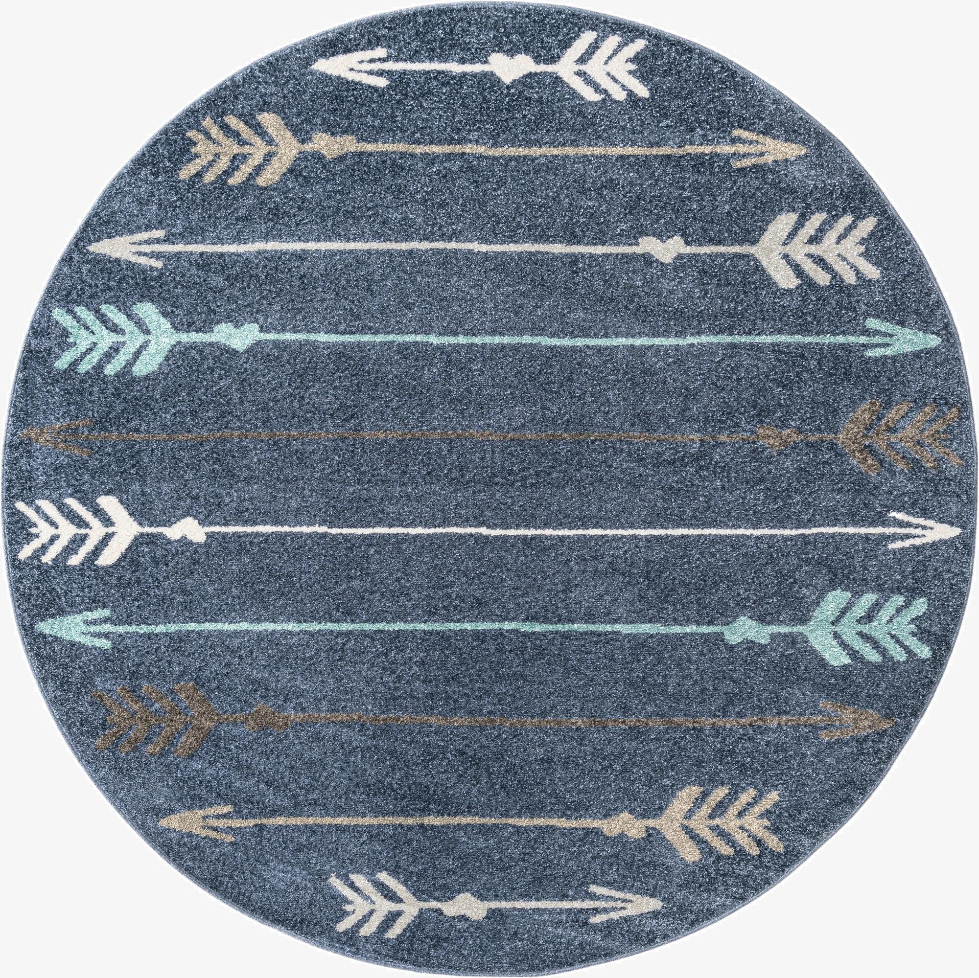  7' 10 x 7' 10 Equinox Round Rug