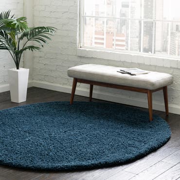  6' x 6' Everyday Shag Round Rug