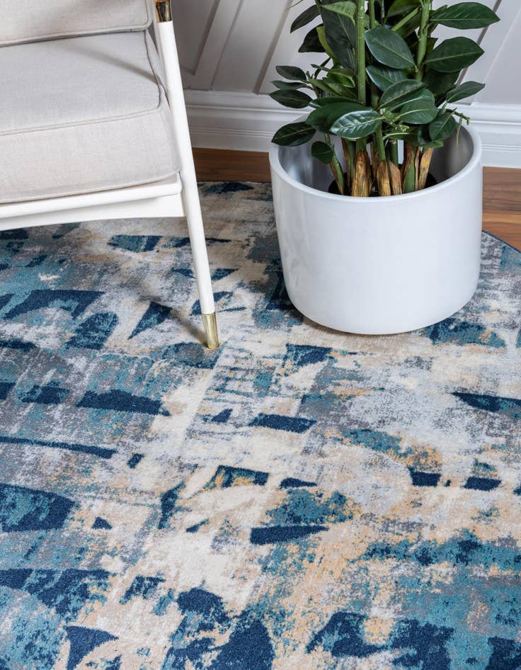 Detail image of  5' x 5' Gossamer Round Rug