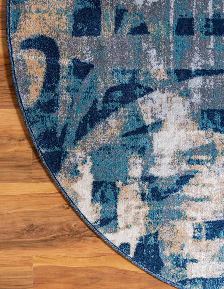 Detail image of  5' x 5' Gossamer Round Rug