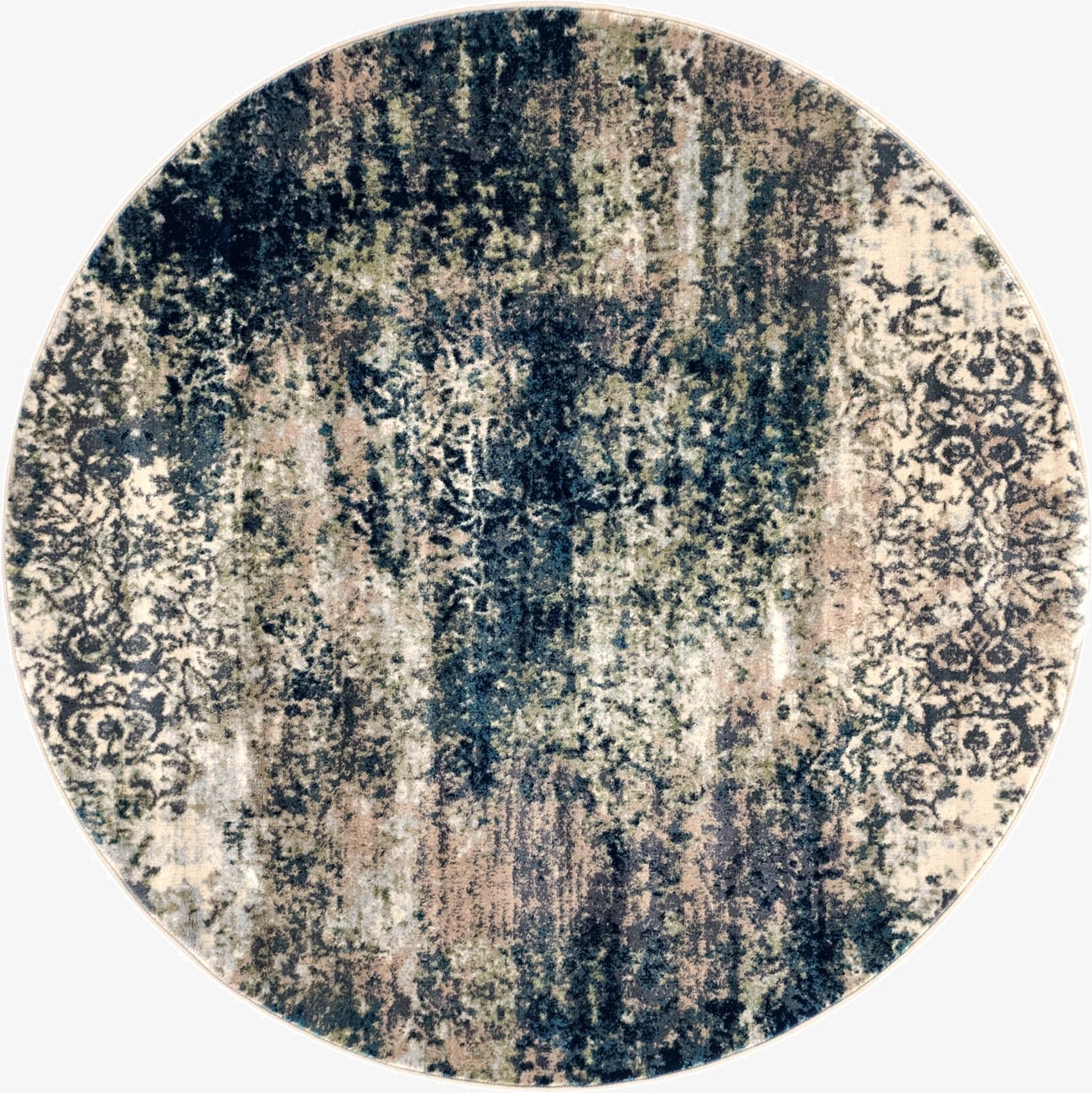  5' x 5' Gossamer Round Rug