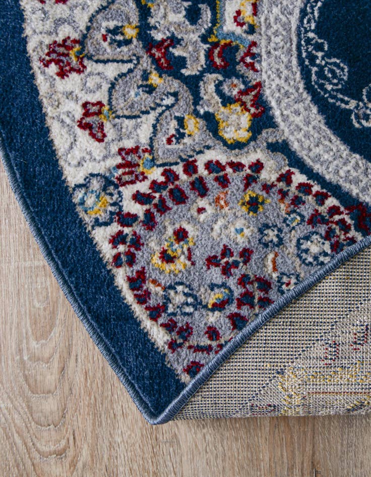 Detail image of  5' 3 x 5' 3 Kamala Washable Round Rug