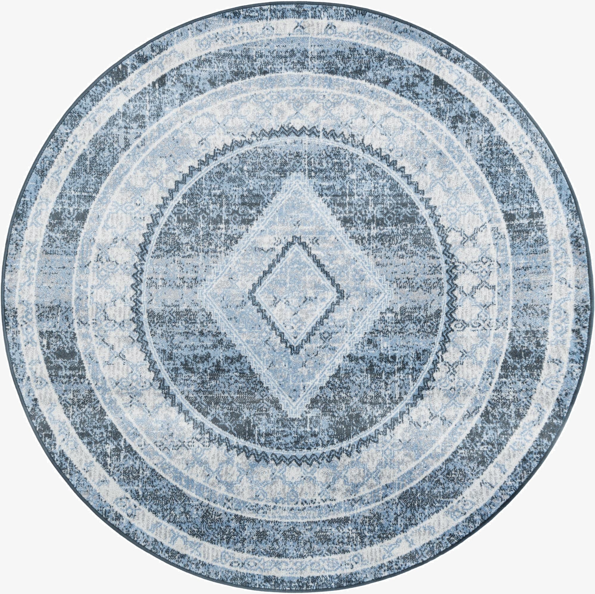  5' 3 x 5' 3 Kamala Washable Round Rug