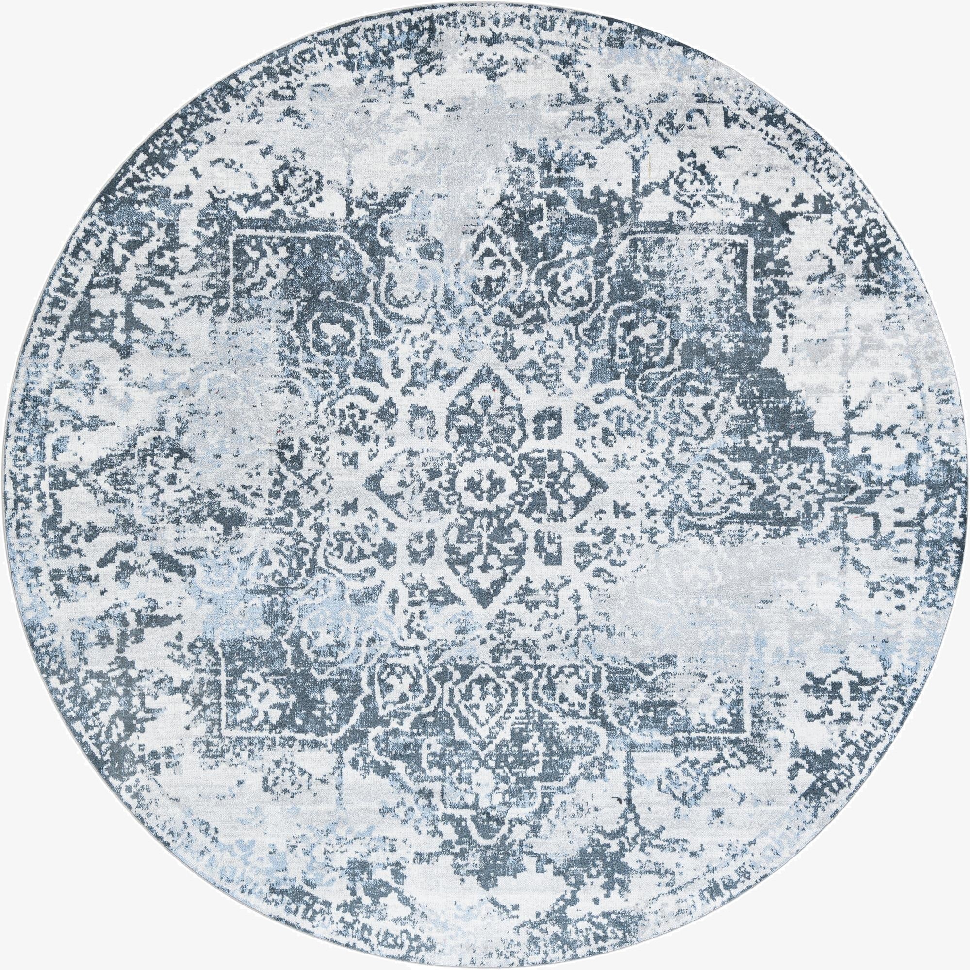  7' 10 x 7' 10 Kamala Washable Round Rug